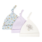 3PK Bunny Cap Set Little Flower